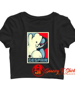 Monokuma Anime Crop Top Shirt