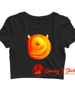Monsters University Mike Pumpkin Crop Top Shirt