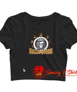 Moon Phases Halloqueen Crop Top Shirt
