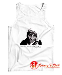 Mother Teresa Quote and Photo Tank Top