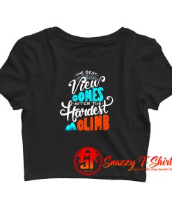 Motivation Positive Limit Sport Crop Top Shirt
