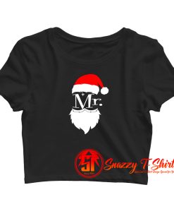 Mr And Mrs Claus Couples Crop Top Shirt