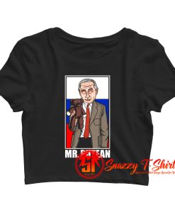 Mr Putean x Mr Bean Crop Top Shirt