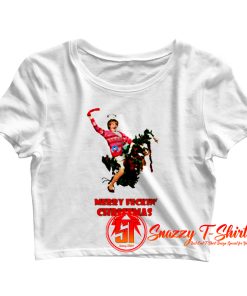 Mrs Browns Xmas Crop Top Shirt