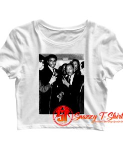 Muhammad Ali Cassius Clay Dr Martin Luther King Crop Top Shirt