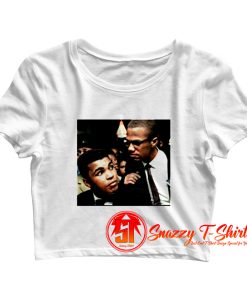 Muhammad Ali Cassius Clay Malcolm X Crop Top Shirt
