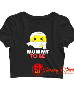 Mummy Emoji Pregnancy Crop Top Shirt