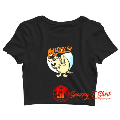 Muttley Sidekick Cartoon Dog Fictional Crop Top Shirt
