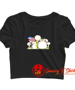 My Fluffy Neighbor Totoro Corgii Crop Top Shirt