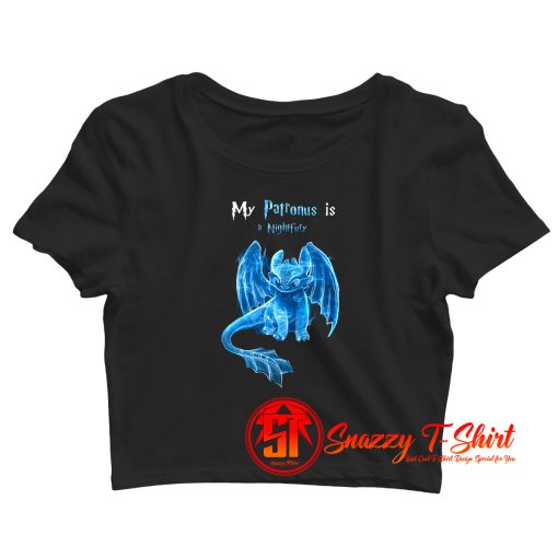 My Patronus is a Night Fury Toothless Crop Top Shirt