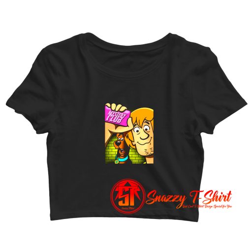 Mystery Club Scooby Doo x Shaggy Crop Top Shirt