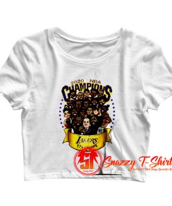 NBA lakers championship Crop Top Shirt