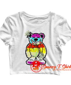 NEW Tattered Teddy Crop Top Shirt