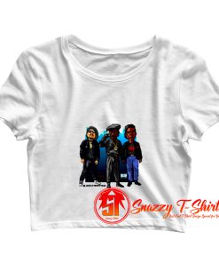 NJS Rapper Caricature Crop Top Shirt