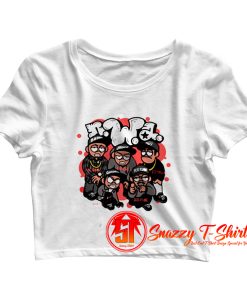 NWA Dr Dre Eazy E DJ Yella MC Ren Crop Top Shirt