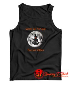 Namaste Halloween Witch Six Feet Away Tank Top