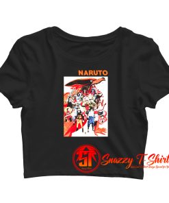 Naruto Characters Crop Top Shirt