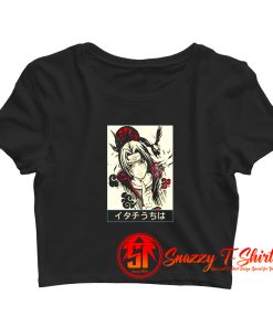 Naruto Itachi Uchiha Anbu Captai Crop Top Shirt