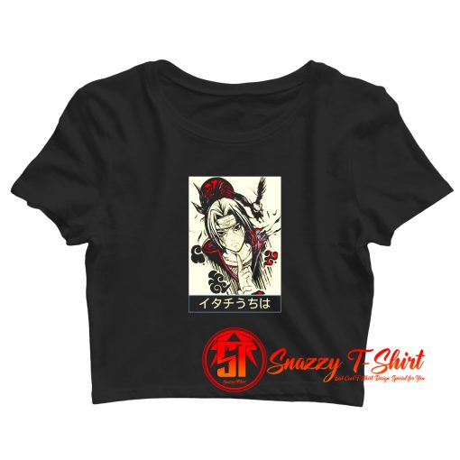 Naruto Itachi Uchiha Anbu Captai Crop Top Shirt