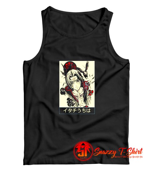 Naruto Itachi Uchiha Anbu Captai Tank Top