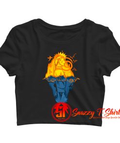 Naruto and sasuke Crop Top Shirt
