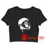 Nasa Monkey Smoking Astronaut Space Crop Top Shirt