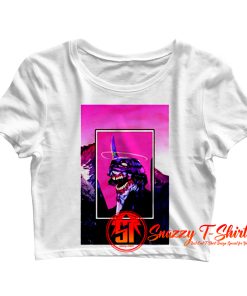 Neon Genesis Evangelion Shinj Asuka Eva Unit 01 Anime Mecha 90s Crop Top Shirt