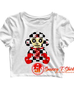 Never Broke Again 38 Baby Monkey Checkers Crop Top Shirt