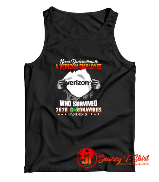 Never Underestimate A Verizon Employee Tank Top