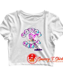 New Milklim Cotton Candy Crop Top Shirt