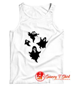 New Off White Cute Ghost Tank Top