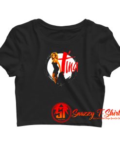 New Singer Tina Turner Vintage Crop Top Shirt