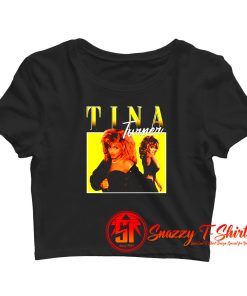 New Tina Turner Single Vintage Crop Top Shirt