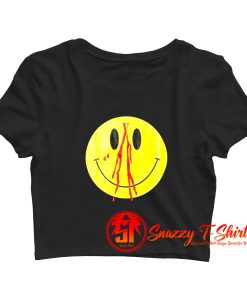 New Vlone Friends Smiley Face Crop Top Shirt