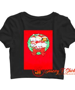Nickelodeon Rugrats Christmas Cartoon Crop Top Shirt