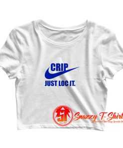 Nike Logo Crip Just Loc It Crop Top Shirt