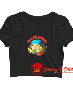 Nine One Seven Couch Potato Crop Top Shirt