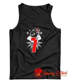 Ninja Birthday 7 Years Old Birthday Boy Tank Top