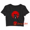 Ninja Cat Japanese Crop Top Shirt