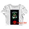 Nintendo Super Mario Lucky Luigi Crop Top Shirt