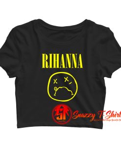 Nirvana Parody Rihanna Crop Top Shirt