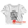 No Fugazi Zone Crop Top Shirt