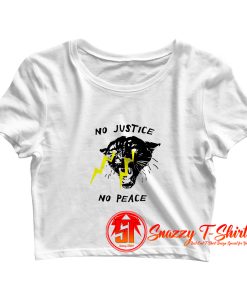 No Justice No peace Crop Top Shirt