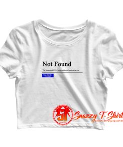 Not Found Requested URL Crop Top Shirt