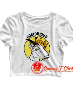 Notorious Goat Hip Hop Rap Funny Crop Top Shirt