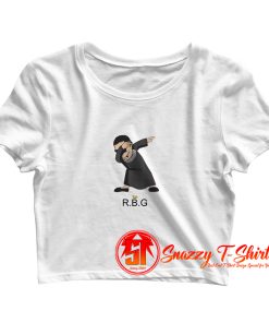 Notorious RBG Ruth Bader Ginsburg Dabbing Crop Top Shirt
