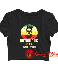 Notorious Rbg Rip Crop Top Shirt