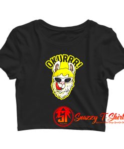 OKURRR Cardi B Llama Crop Top Shirt