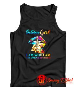 October Girl Hippie Lips whisper Tank Top