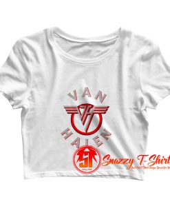Old Rock Van Halen Crop Top Shirt